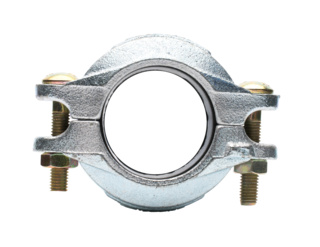 Grooved coupling two bolt rigid Style 75RT DN32/42,4 galvanized