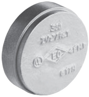 Grooved cap galvanized Style 02 DN80
